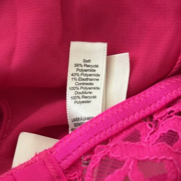 NWT For Love And Lemons Beautiful Pink Lingerie Lace Butterflies Size Small - Picture 8 of 9